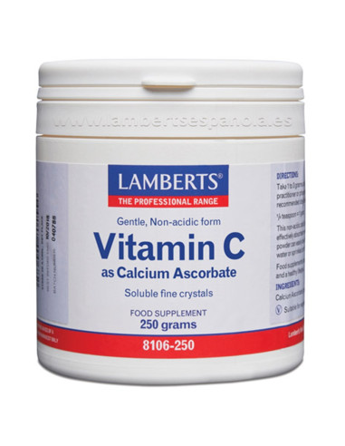Ascorbato Calcio 250g Lamberts | EKIEKO