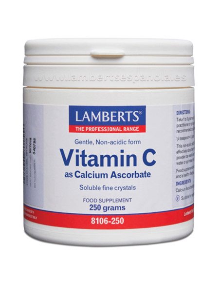 Ascorbato Calcio 250g Lamberts | EKIEKO