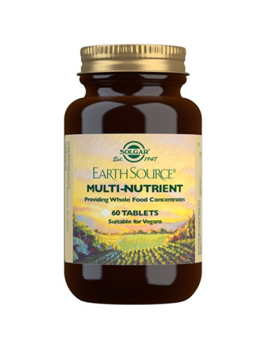 Earth Source Vegan 60comp Solgar - Multinutrientes vegano 60 comp | EKIEKO