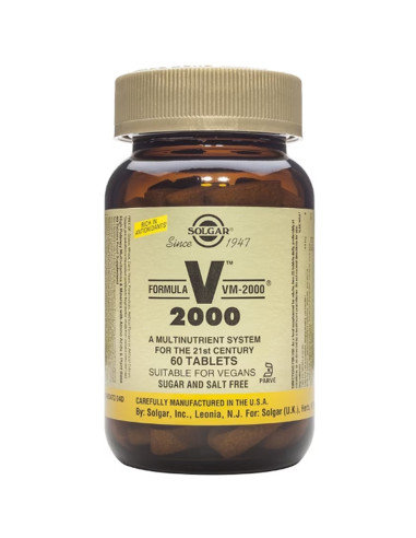 VM2000 60comp Solgar multivitamínico alta potencia | EKIEKO
