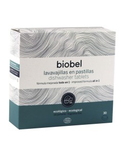 Comprimidos Eco Vegan para a máquina de lavar loiça 30 unidades Biobel
