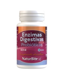 Ruoansulatusentsyymi Probiootit 60 kapselia : Naturbite