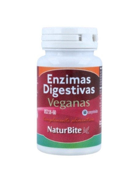 Enzimas Digestivas Vegan 60 comp | Naturbite