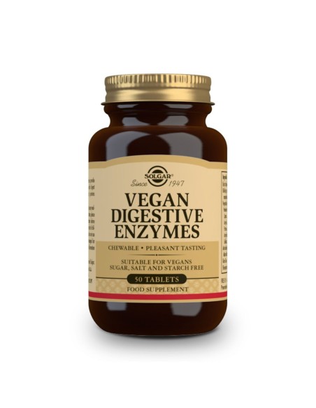 Enzymes digestives 50 comprimés - Solgar