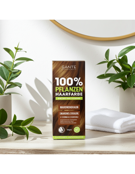 Vegetable Dye 08 Chestnut 100g | Sante