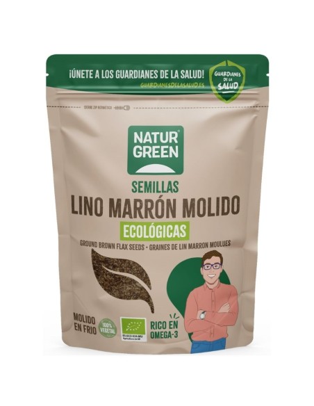 Lino Marrón Molido Eco 150 g | NaturGreen