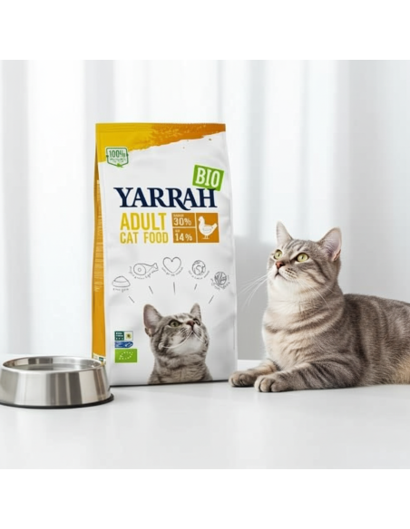 Pienso de Pollo para Gatos Bio 2.4kg | Yarrah