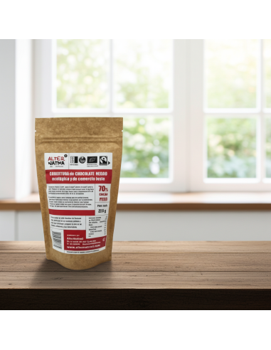 Cobertura de Chocolate Preto 70% Cacau Bio 1 kg | Alternativa3