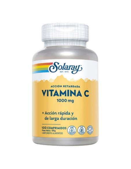 Vitamin C 1000mg 100 Tabletten | Solaray