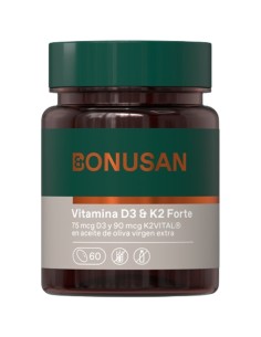 D3 K2-vitamiini 60 helmi - Formula D3 + K2 MK-7 | Bonusan