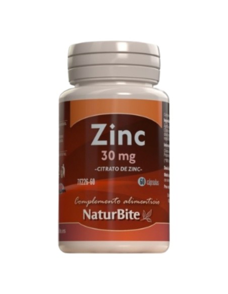 Sinkkisitraatti 30 mg 60 kapselia : Naturbite