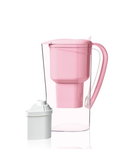 Alkanatur Drops Brocca con filtro alcalino 1,4 L Rosa Solidaria| Alkanatur