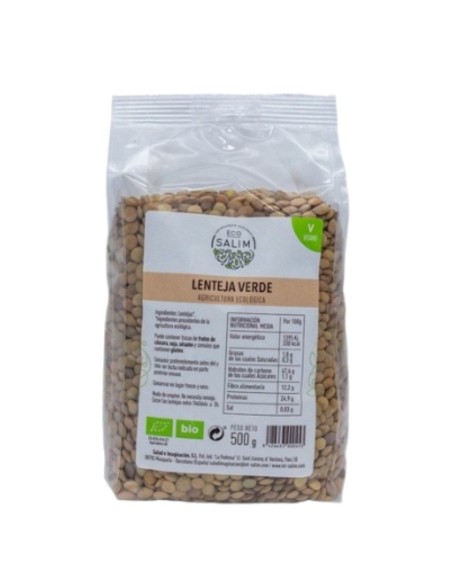 Luomu vihreät linssit 500 g | Eco-Salim