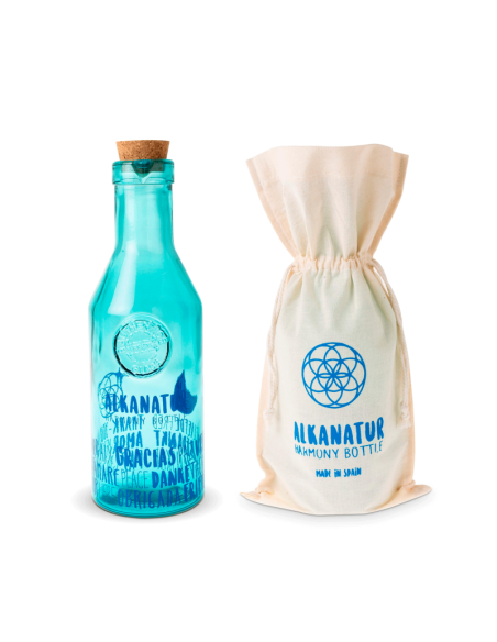 Botella Harmony de Vidrio Reciclado 1,2 L | Alkanatur