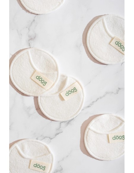 Disques de nettoyage en coton réutilisables pour chiens : The Doog Life