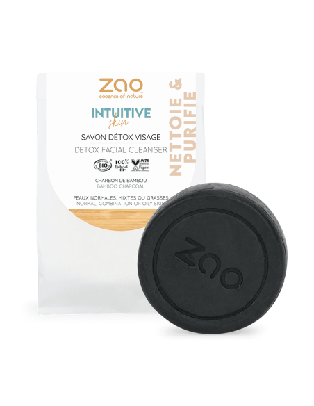 Gesichtsentgiftungsseife mit Aktivkohle 70 g | Zao Make up