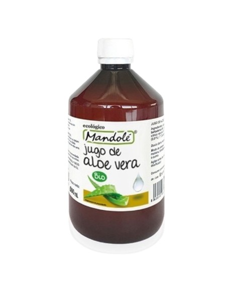 Aloe Vera Juice Unfiltered Bio 500ml | Mandole