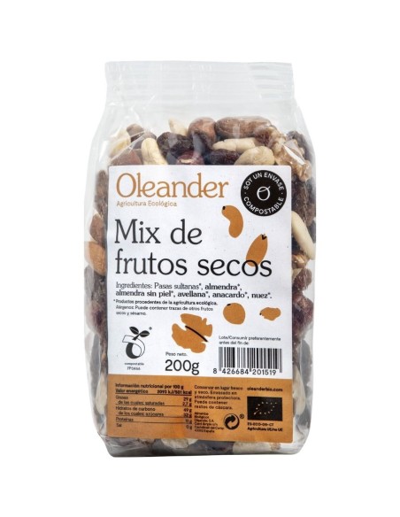 Mistura de Frutos Secos Eco 200g | Oleandro