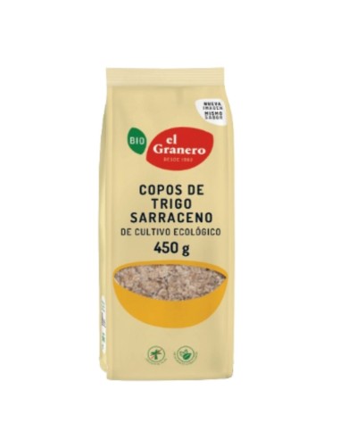 Les flocons de sarrasin biologique d'El Granero Integral sont une pseudo-céréale biologique de haute valeur nutritionnelle, parf