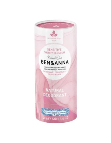 Gevoelige Kersenbloesem Deodorant 40 g Ben & Anna | EKIEKO