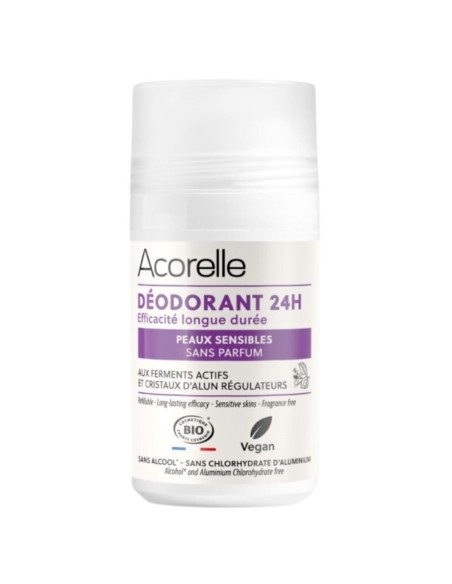 Deodorant Sensitive Skin Bio 50 ml Acorelle | EKIEKO