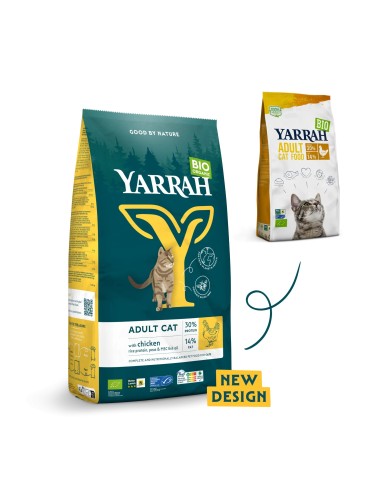 Yarrah Organic Chicken Ração para gatos 2.4kg