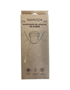 Raspador de Lengua Cobre 1 ud Indiaveda | EKIEKO