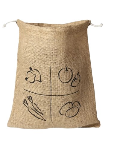 Jute Gemüsesack M 30x35 cm Ah Tisch | EKIEKO