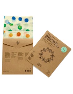 Invólucro de cera de abelha ecológica 3 pcs Irisana | EKIEKO
