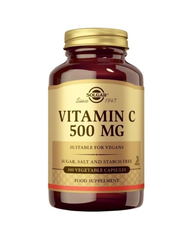 Vitamin C 500 mg 100 Kapseln Solgar Vegan | EKIEKO