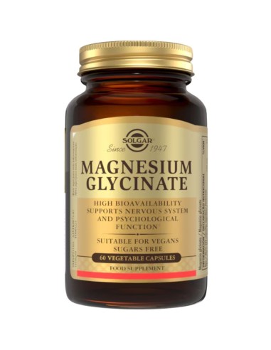 Magnesiumbisglycinaat 60 capsules Solgar | EKIEKO