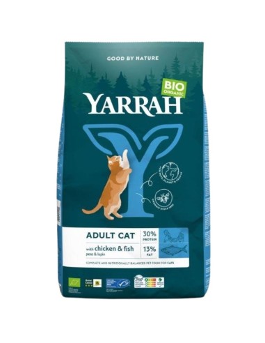 Bio-Katzenfutter Huhn & Fisch 2,4 kg Yarrah | EKIEKO