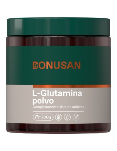 L-glutamiinijauhe 200 g Bonusan Aminohappo | EKIEKO