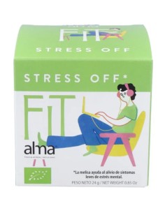 Organic Stress Off Fit Infusion 12 sachets | Alma