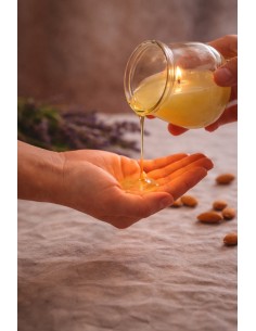 Handmade lavender massage candle : EKIEKO